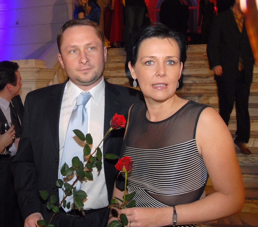 Kamil Durczok z żoną Marianną