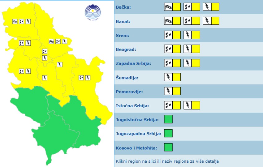 Meteoalarm 18.05.2025