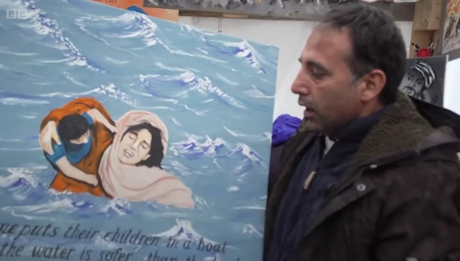 Slika govori hiljadu reči - Zekrija u svojoj školi uči male imigrante engleski jezik, muziku i umetnost