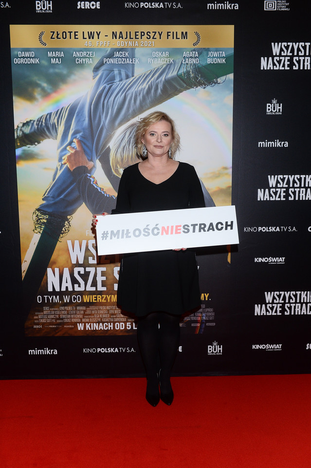 Jowita Budnik na premierze filmu "Wszystkie nasze strachy"