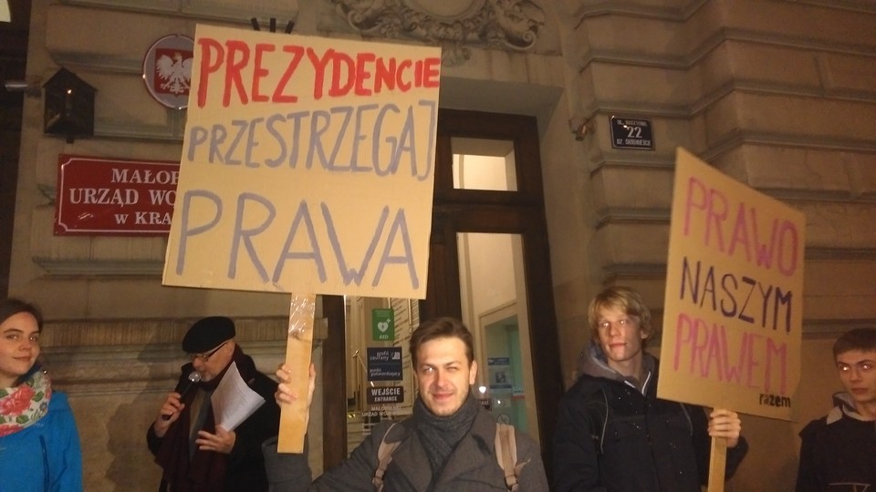 Protest przeciw PiS