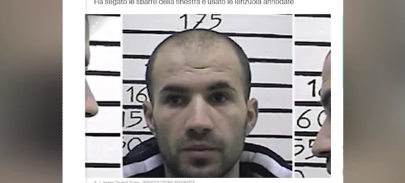 Albanac koji je pobegao iz zatvora