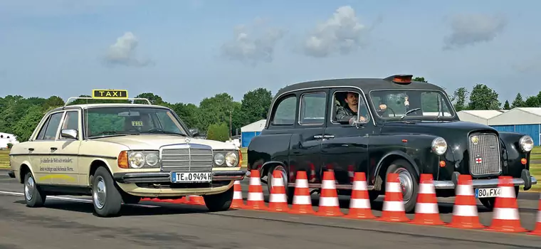 Mercedes W123 kontra Austin FX4Q - która taksówka jest lepsza?