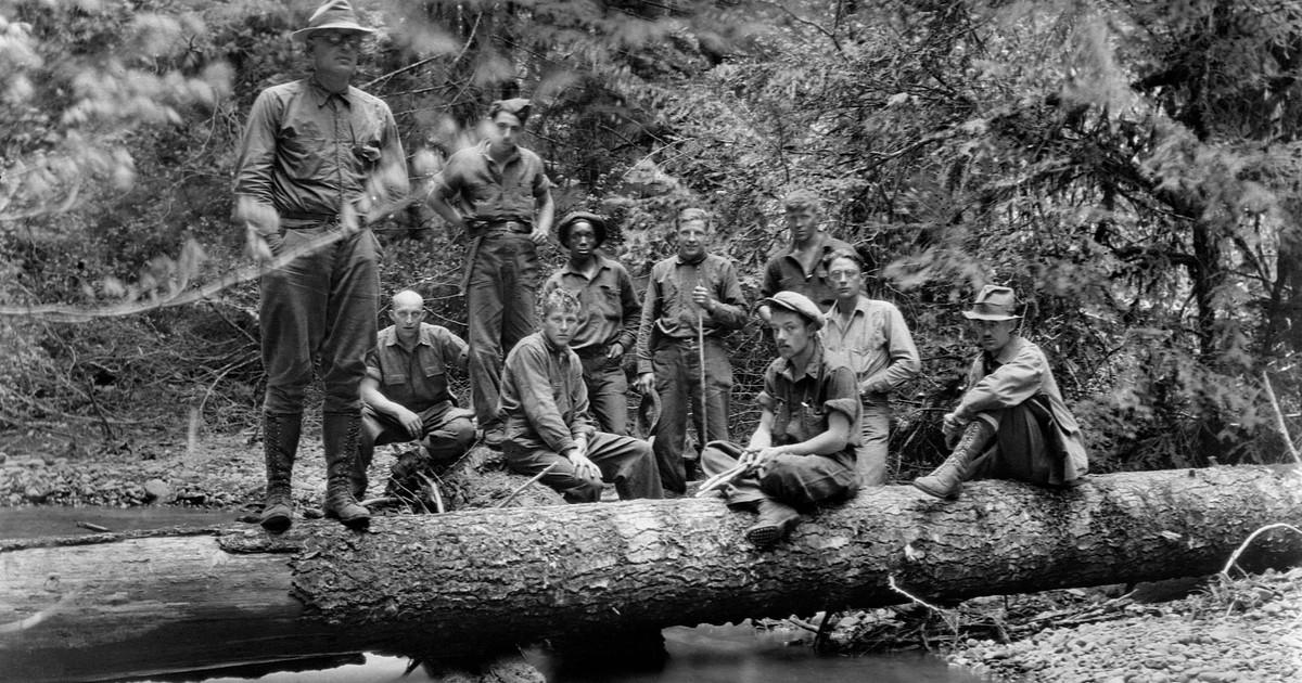 A century ago, the government hired unemployed young men to build ...