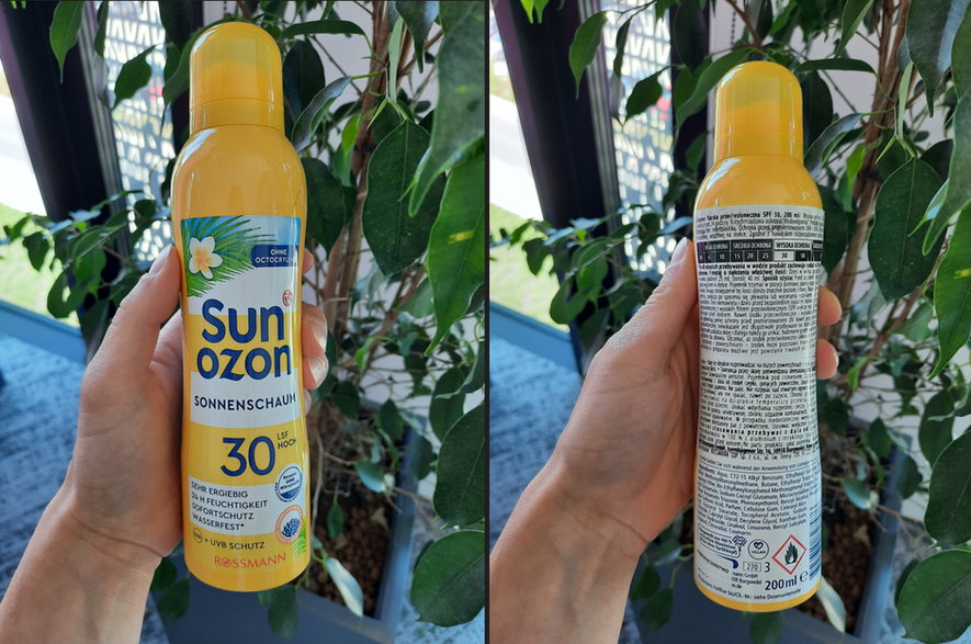 SunOzon pianka przeciwsłoneczna SPF 30