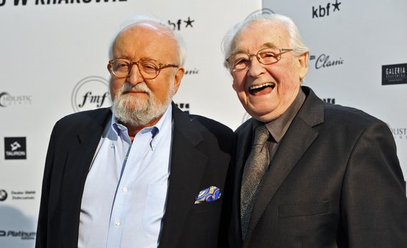 Krzysztof Penderecki i Andrzej Wajda