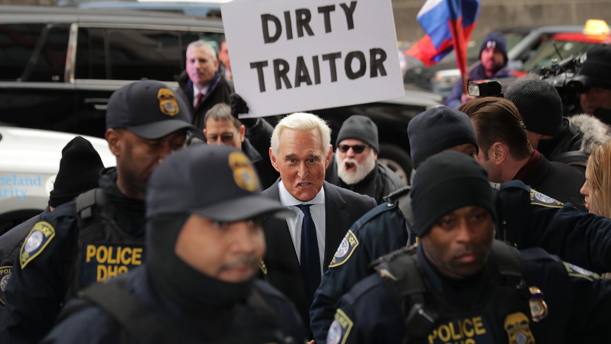 Roger Stone Arraigned On Charges Of Obstruction And Witness Tampering In Russia Investigation