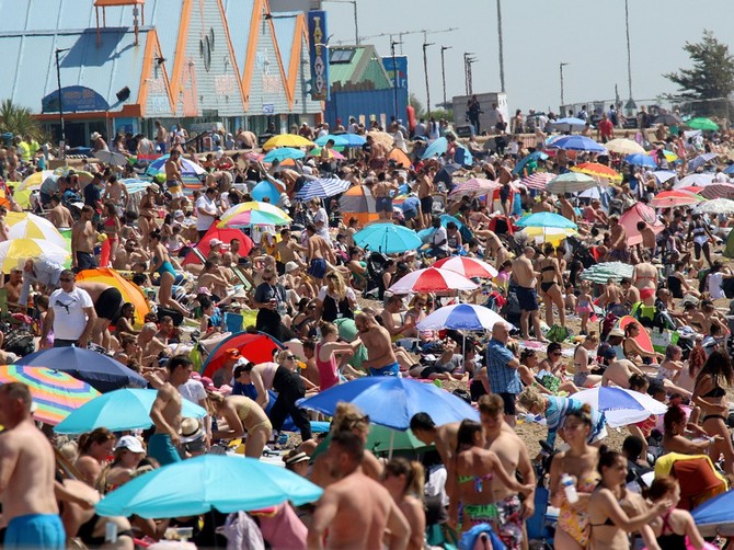 Plaža u Eseksu u Engelskoj (31.jul)