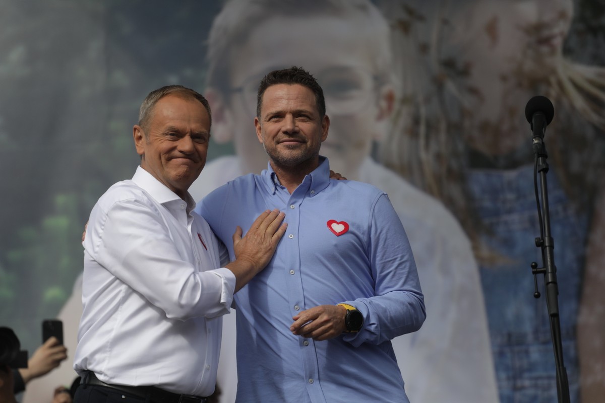 Donald Tusk i Rafał Trzaskowski