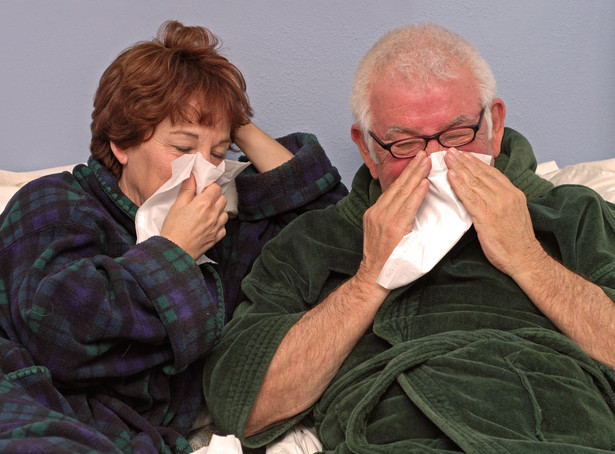 przeziębienie grypa katar senior choroba