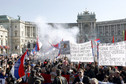 AUSTRIA SERBIA KOSOWO NIEPODLEGŁOŚĆ PROTEST