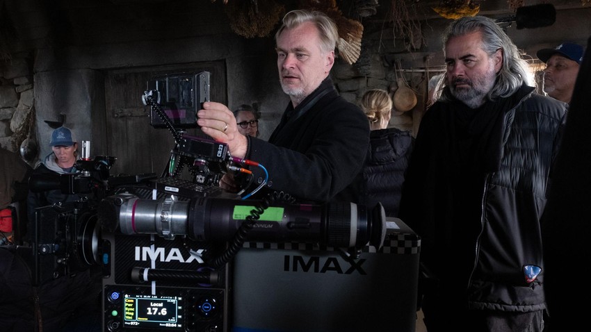 Oskarovac Kristofer Nolan sa direktorom fotografije Hojteom van Hojtemom na snimanju filma | Foto: Universal Pictures
