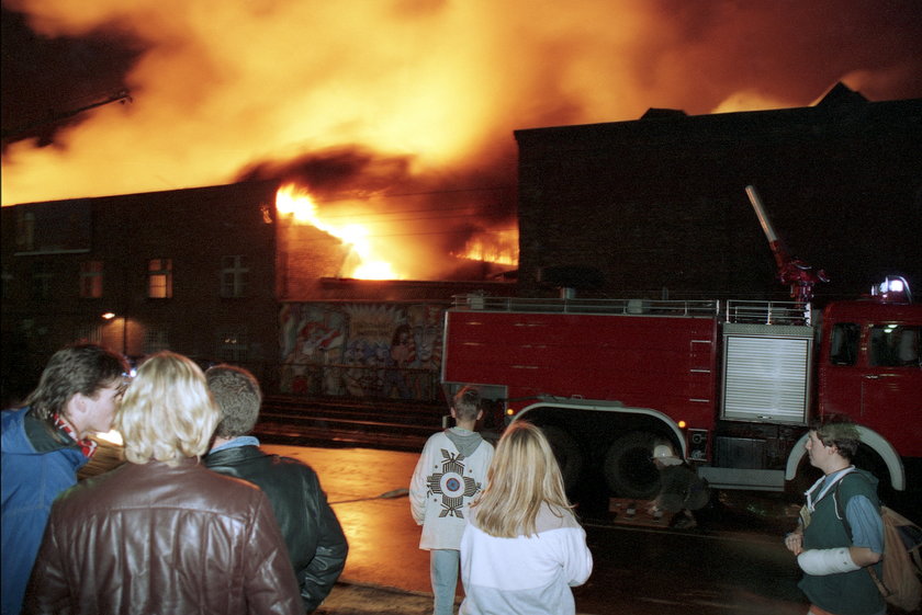 Pożar w hali Stoczni Gdańskiej