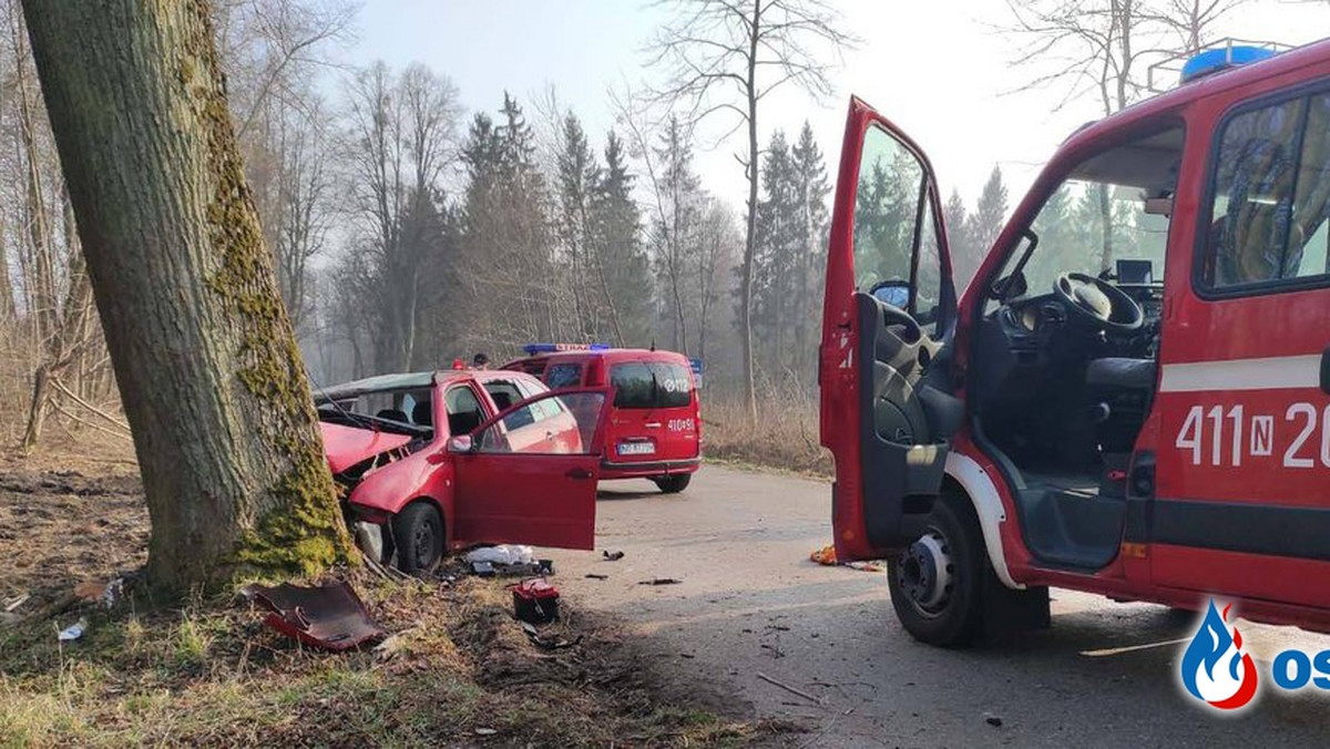 Braniewo. Tragiczny wypadek na drodze. Nie żyje naczelnik OSP