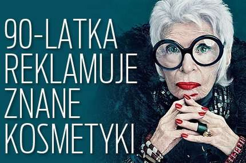 90-latka reklamuje znane kosmetyki