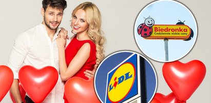 Biedronka i Lidl. Oferta na walentynki 2022. Za 100 zł na promocjach można się nieźle obkupić. Przeglądamy promocje sieci