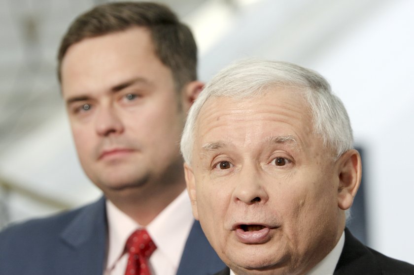 Adam Hofman i Jarosław Kaczyński 