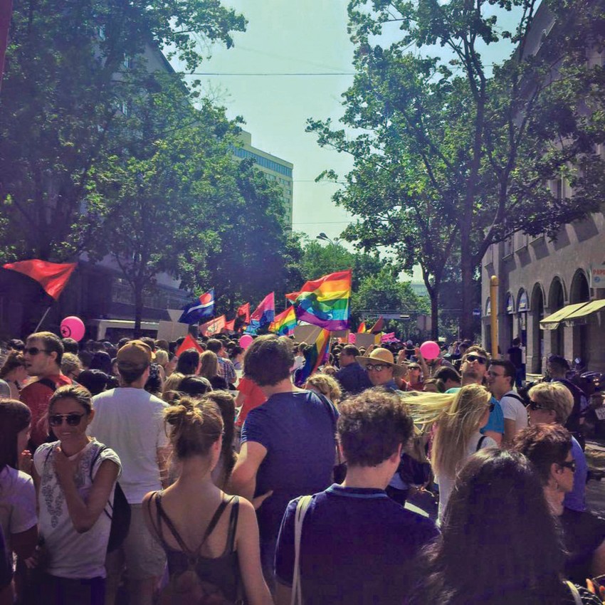 Ponosni: Stipe Kostanić objavio je sliku sa zagrebačkog Prajda