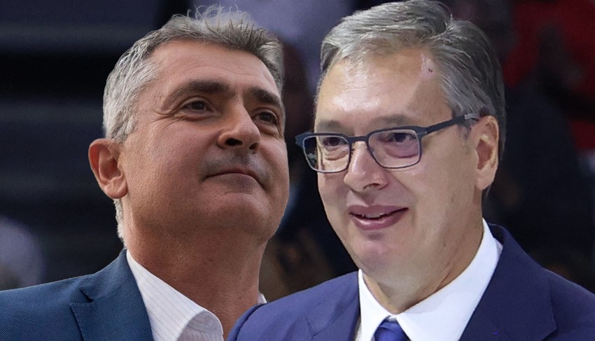 Ilija Srdanović i Aleksandar Vučić
