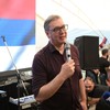 Aleksandar Vučić na skupu u selu Drežnik kod Užica