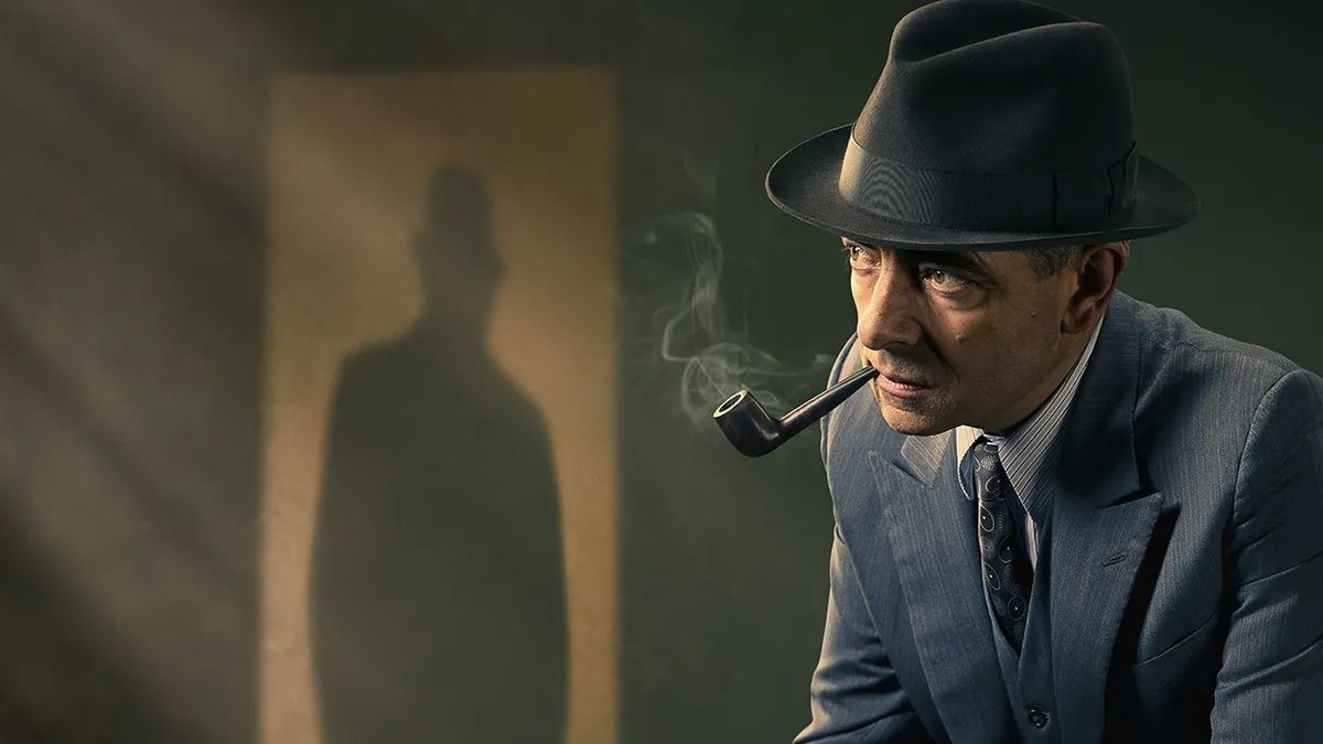 Rowan Atkinson jako "Komisarz Maigret"