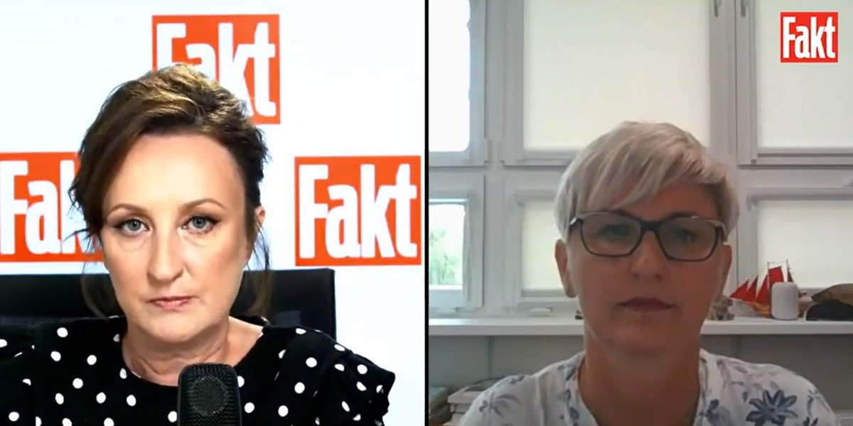 Prof Jolanta Kiełpińska w Fakt Live 