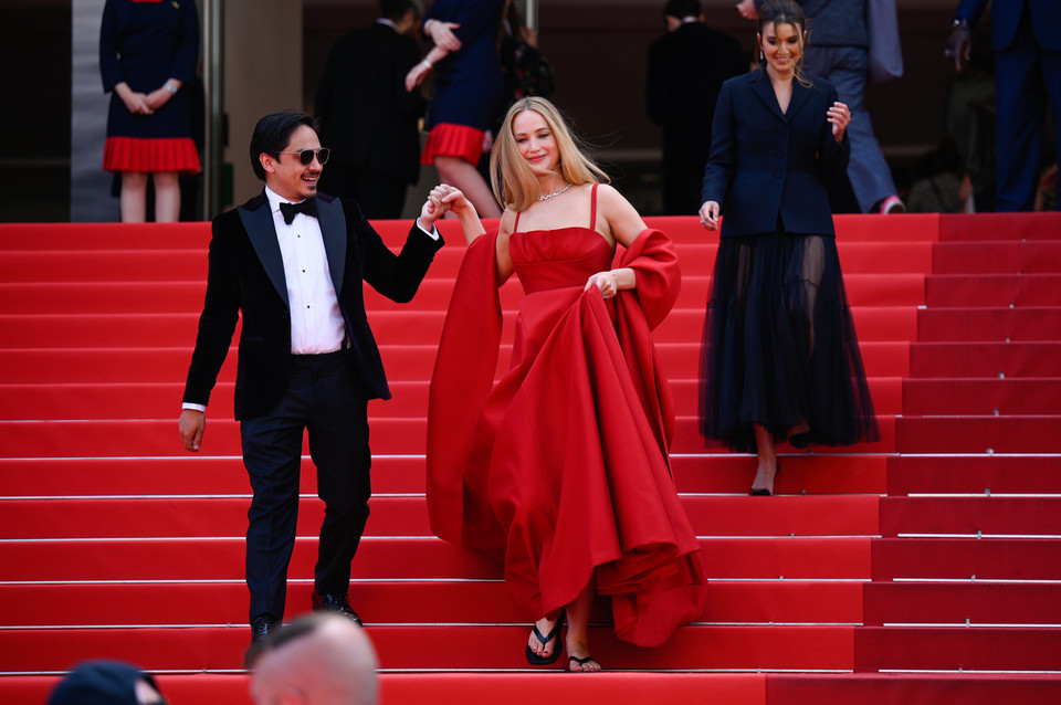 Jennifer Lawrence na Festiwalu Filmowym w Cannes