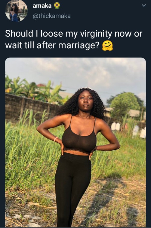 “Should I lose my virginity now or wait till after marriage” – Confused ‘virgin’ asks