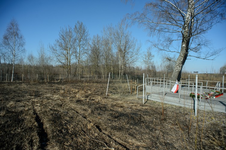 Miejsce katastrofy prezydenckiego tupolewa w Smoleńsku
