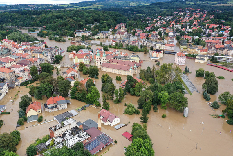 Kłodzko pod wodą