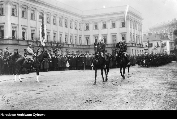 Obchody święta 11 listopada w Warszawie, rok 1926.