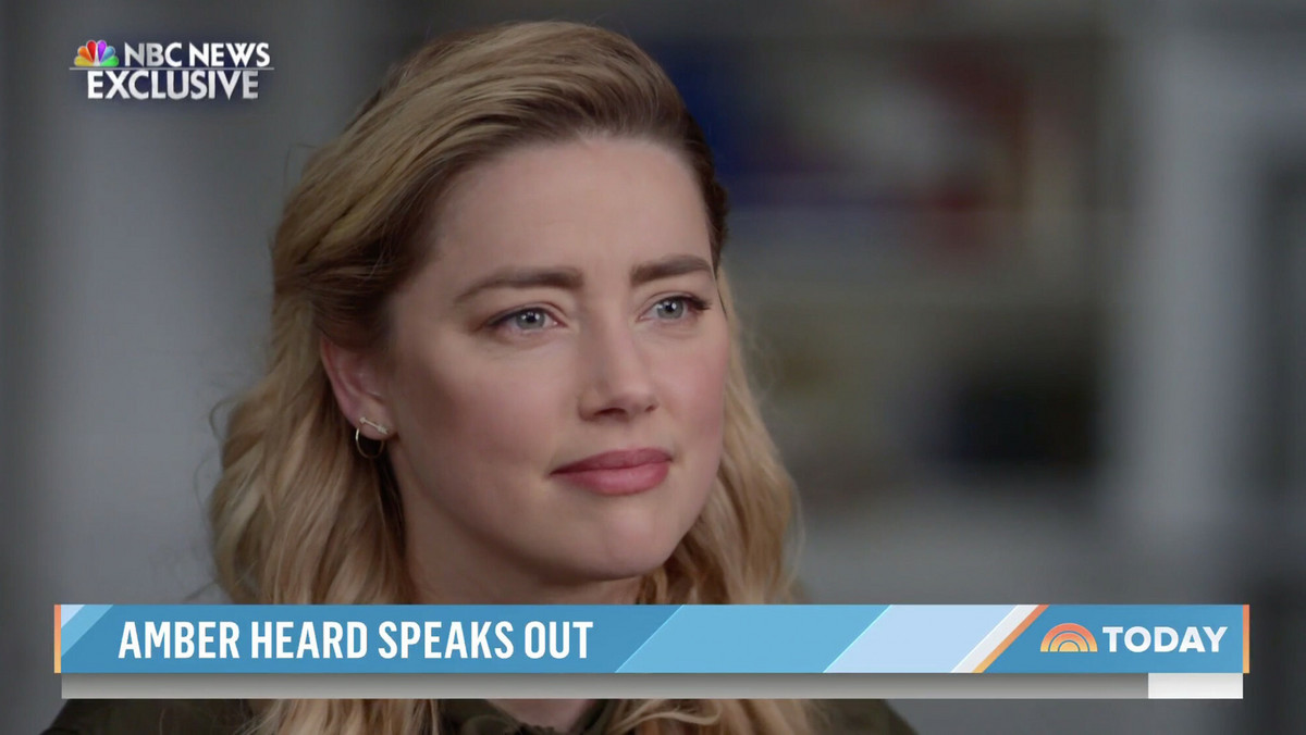 Amber Heard udzieliła ekskluzywnego wywiadu telewizji NBC