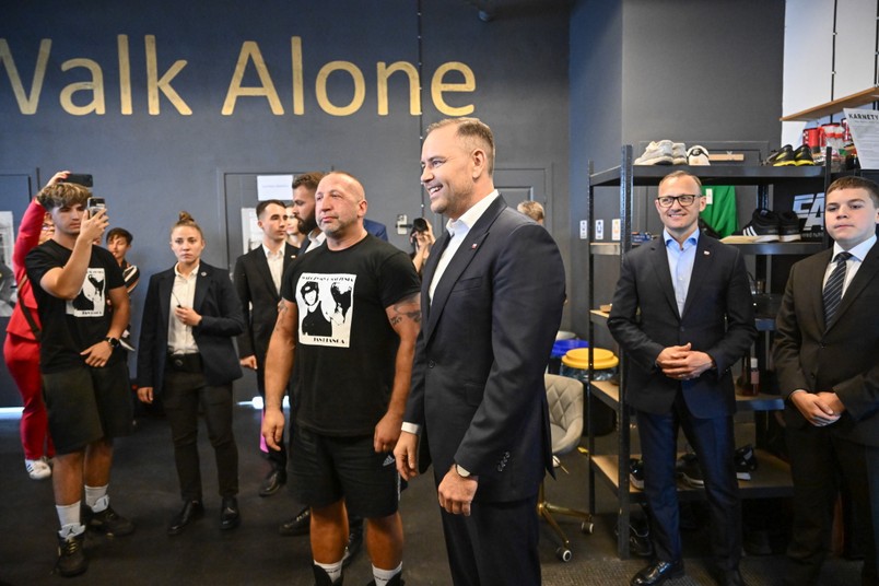 Prezydent Karol Nawrocki kilka dni po zaprzysiężeniu wszedł do ringu [FOTO]