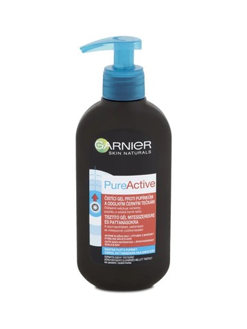 Skin Naturals Pure Active arctisztító gél GARNIER, 1799 Ft/200 ml, a Rossmann üzleteiben és online, GLAMOUR-napok Summer Week kuponnal, 30% kedvezménnyel 1259,3 Ft