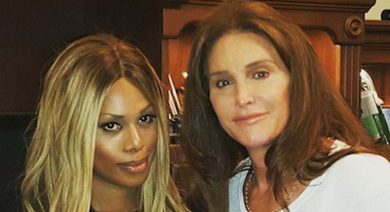 Laverne Cox and Caitlyn Jenner