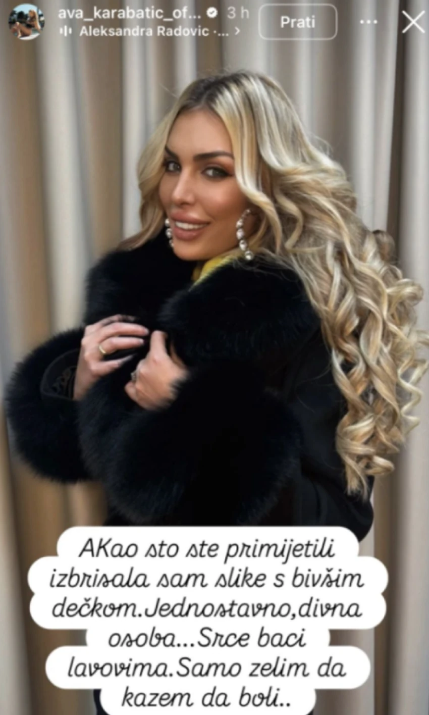 Ava Karabatić, objava