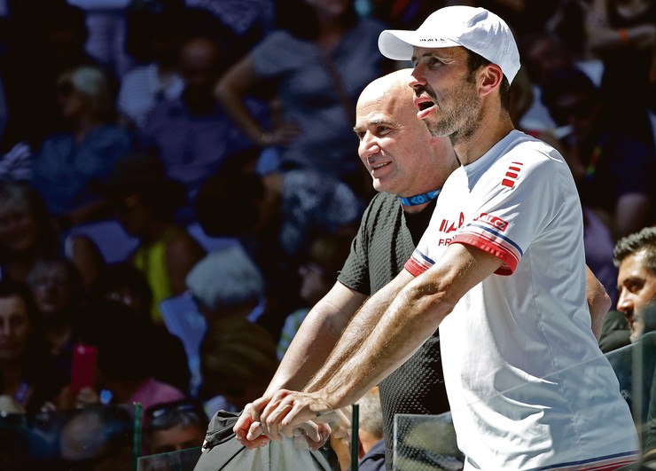 Andre Agasi, Radek Štepanek