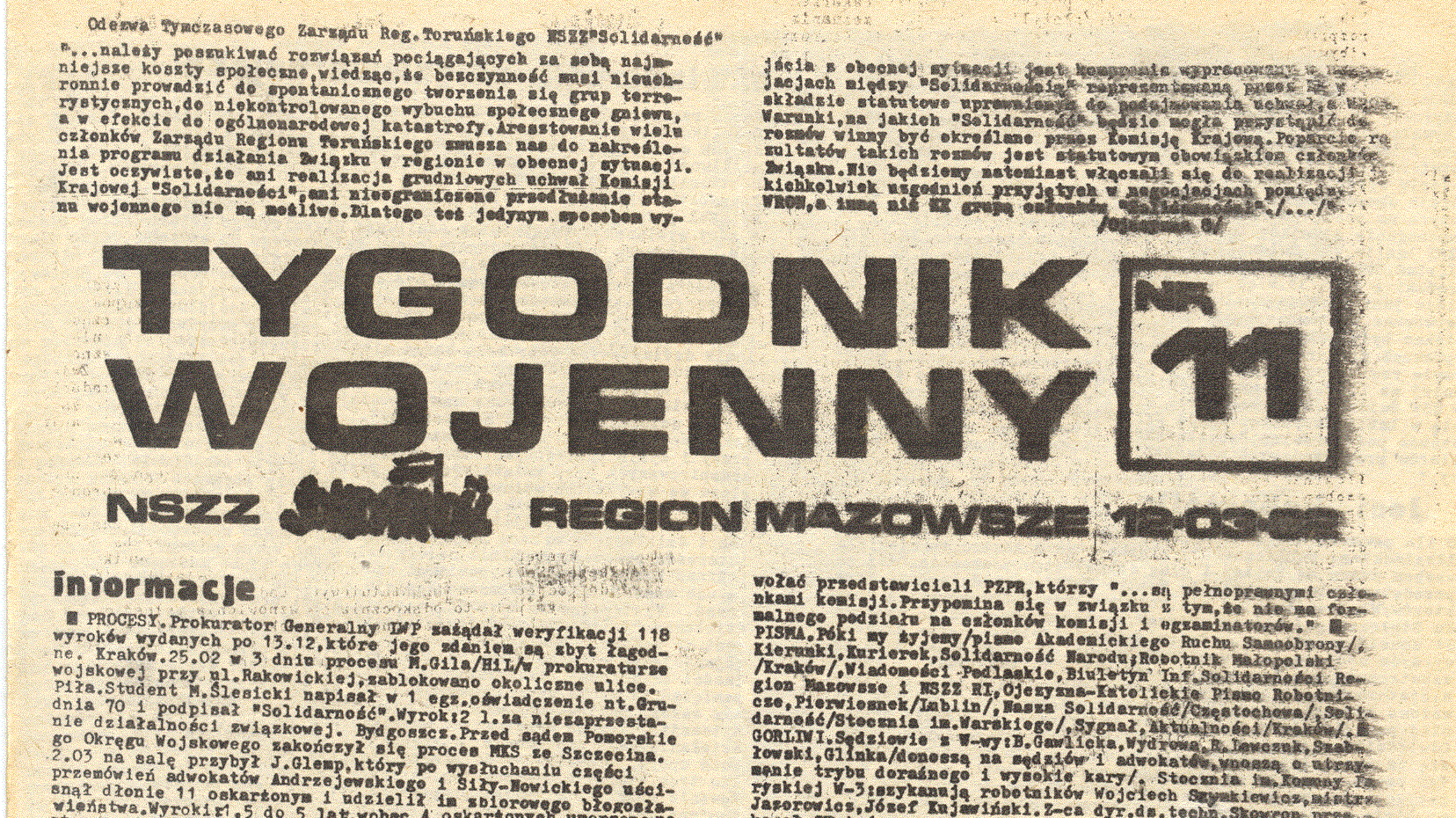 Nie powinniśmy obchodzić rocznicy wprowadzenia stanu wojennego w Polsce, bo to tragiczna data. Powinniśmy natomiast celebrować powstanie i rozwój ruchu oporu, w oparciu o strategię non-violence. Było to działanie bez precedensu, jedyne w swoim rodzaju w dziejach świata. Bez przywódcy, sami z siebie Polacy wiedzieli, w jaki sposób stawić opór reżimowi komunistycznemu i skutecznie doprowadzić do jego obalenia. Zastosowanie walki bez użycia przemocy w Polsce powinno zostać docenione, a nawet uznane za fenomen w dziejach świata.