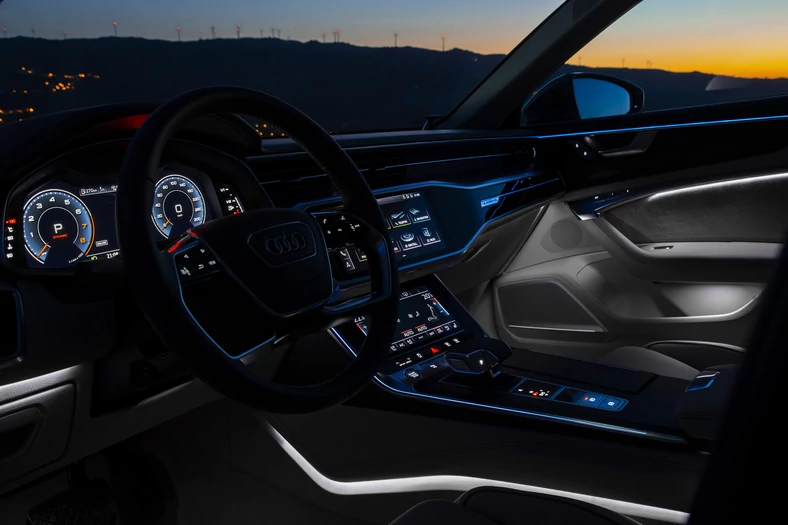 Oświetlenie ambientowe w Audi A6