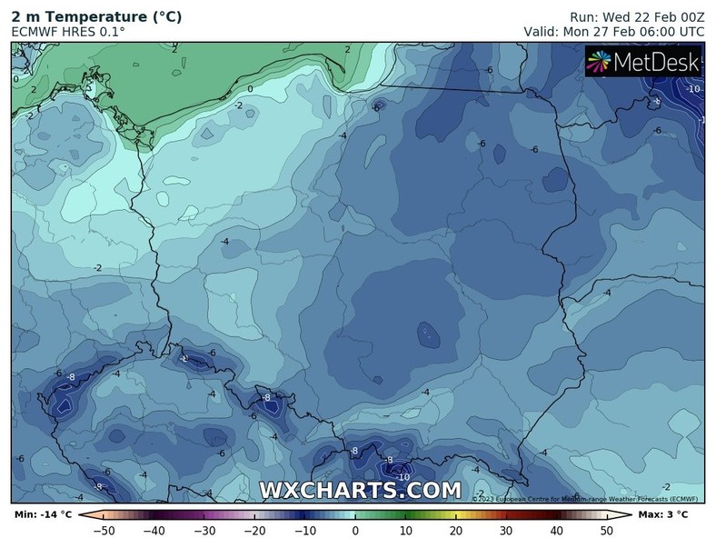 Nocami spadki temperatury mogą być znaczne