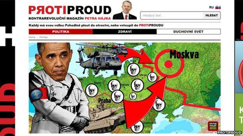 Naslovna stranica proruskog portala "ProtiProuda"
