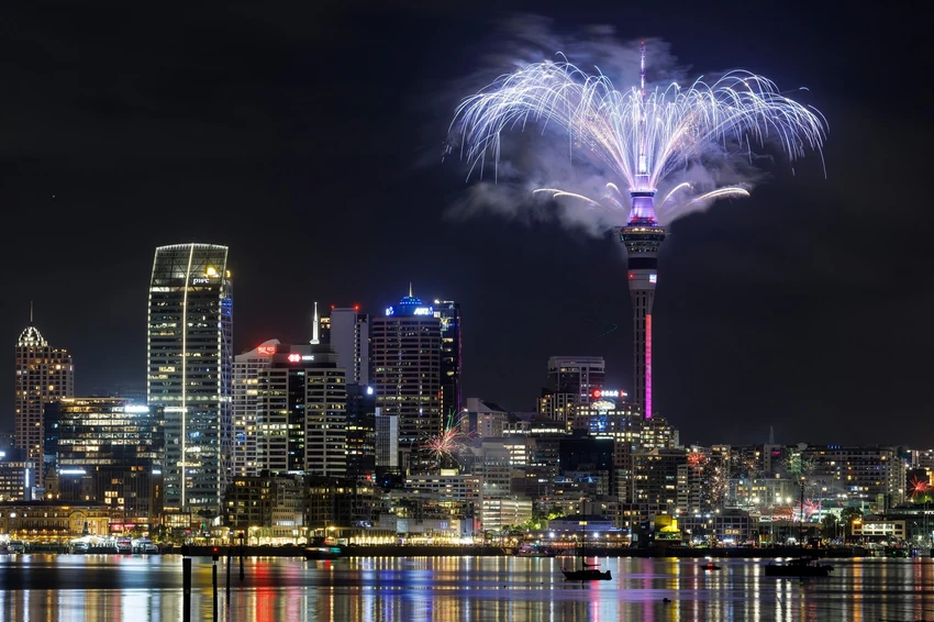 Novi Zeland, proslava Nove godine u Oklandu