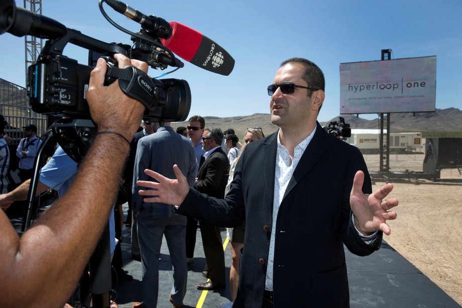 Shervin Pishevar, współzałożyciel Hyperloop One