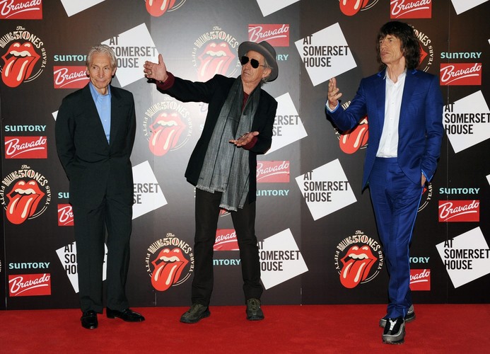 Legendarni Stonesi otworzyli wystawę fotografii 'Rolling Stones 50'
