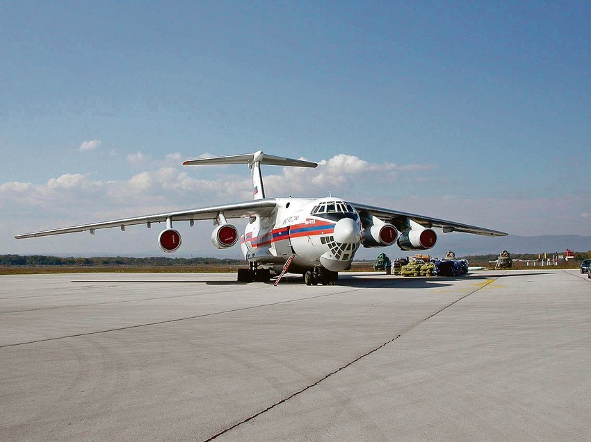 Oružje se prevozi
„iljušinom“ ili 
„boingom“ 
