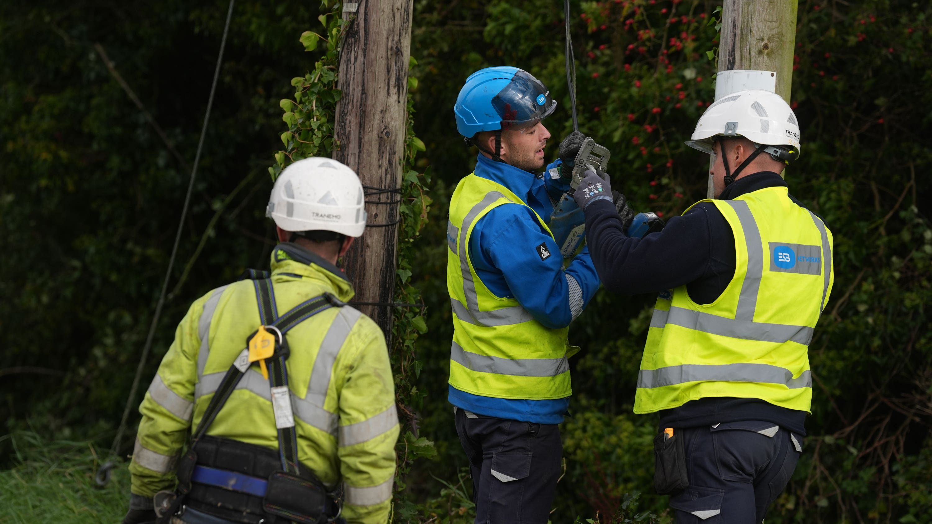 Most power restored after Storm Amy but 3,000 still affected