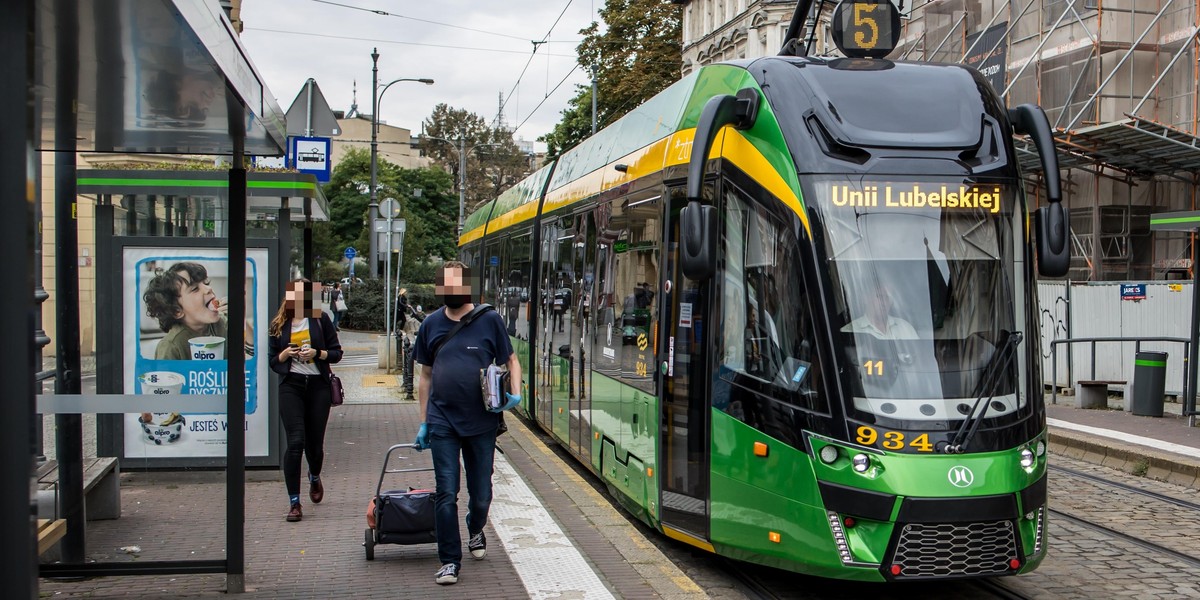 Znaczy spadek wpływów ze sprzedaży biletów ZTM w Poznaniu