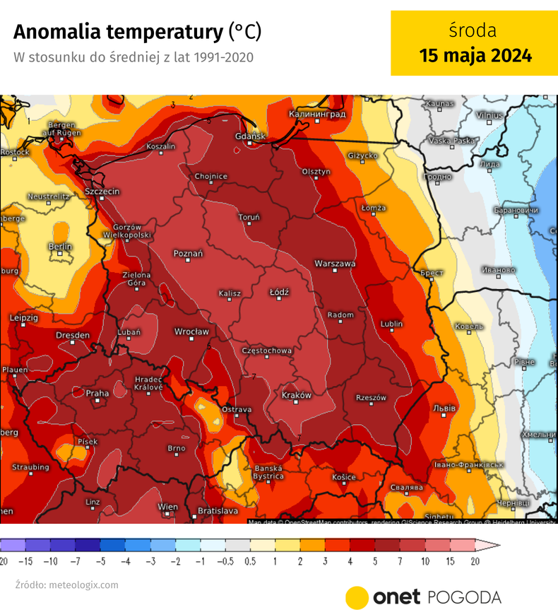 Już niedługo temperatury wzrosną powyżej normy