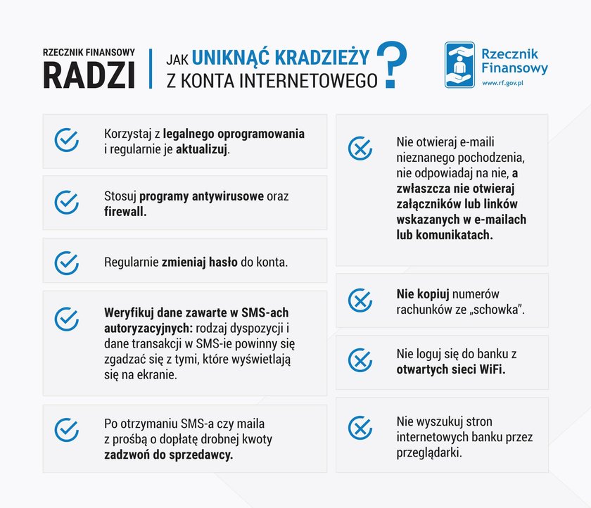 Jak uniknąć kradzieży z konta internetowego?