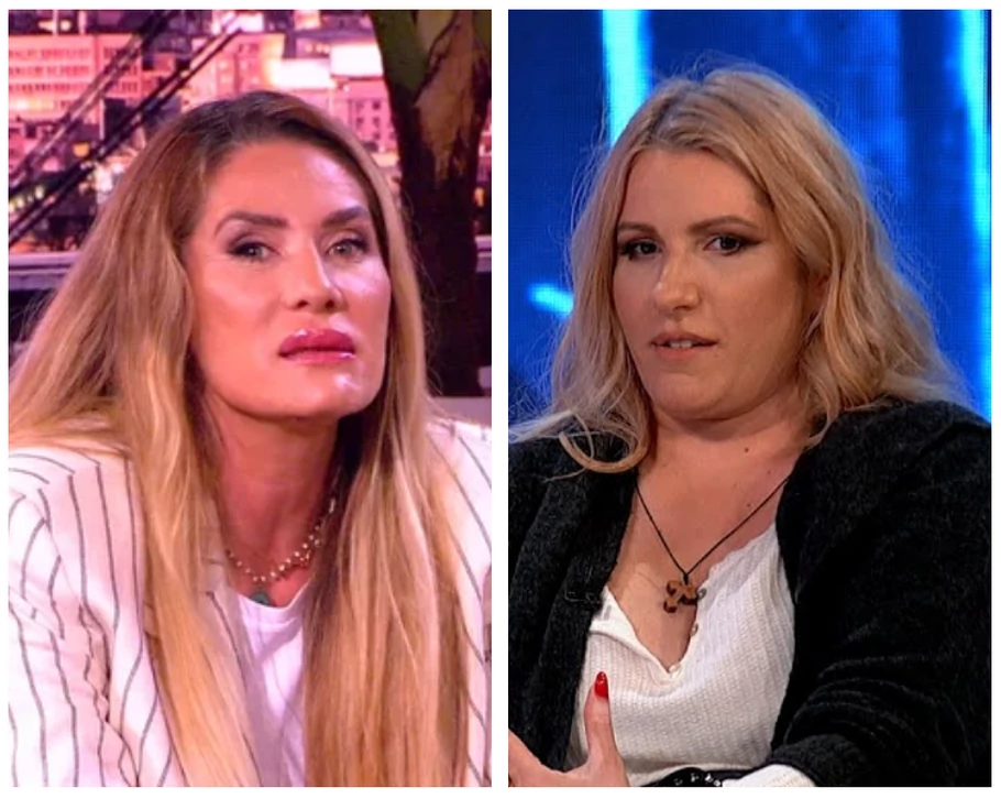 Ana Ćurčić i Jelena Golubović (Foto: Screenshot TV Pink/TV Red)